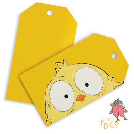 Gekke kip! Cadeaulabel