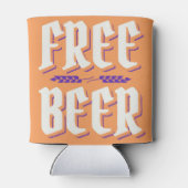 Gekke & Kitschy GRATIS BIER Blikjeskoeler (Achterkant)