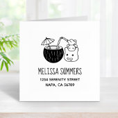 Gekke Klodderwezens met kokosnoot Drink adres Rubberstempel