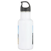 Gekke Koe Waterfles (Achterkant)