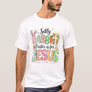 Gekke konijnenPasen is voor Jezus T-shirt