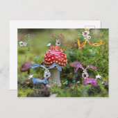 "GEKKE KONIJNTJES!" Briefkaart (Voorkant / Achterkant)