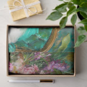 Gekke lama in groene Tutu Decoupage Tissuepapier (Geschenk)