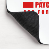 Gekke liberaal. De looncontroles zijn voor de werk Muismat (Hoek)