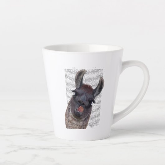 Gekke Llama Latte Mok (Rechts)