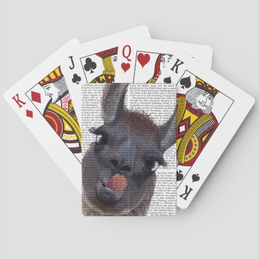 Gekke Llama Pokerkaarten (Achterkant)