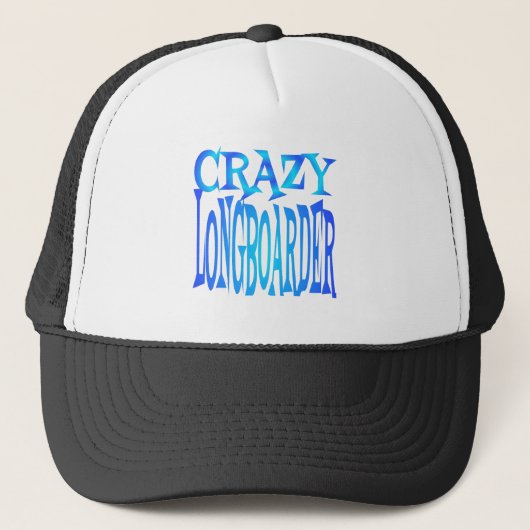 Gekke Longboarder Trucker Pet (Voorkant)
