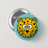 Gekke luipaard Button (Voorkant /achterkant)