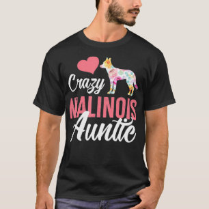 Gekke Malinois Tante Grappige Hond Tante T-shirt
