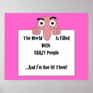 Gekke mensen, ik ben een van hen poster