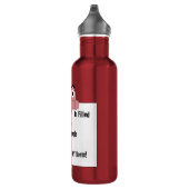 Gekke mensen, ik ben een van hen waterfles  (Rechts)