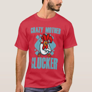 Gekke moeder Clucker jongen T-shirt