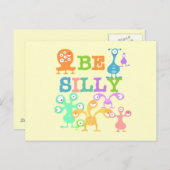 Gekke monsters briefkaart (Voorkant / Achterkant)