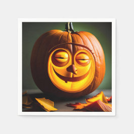 Gekke Mr Pumpkin Head Servet