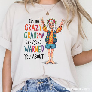 Gekke Oma Waarschuwing Tri-Blend Shirt