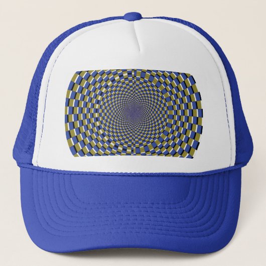 Gekke optische illusie - Temple Illusion Trucker Pet (Voorkant)