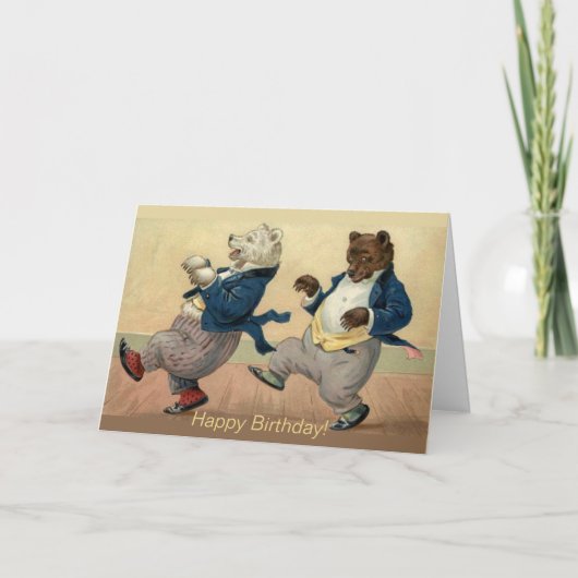 Gekke oude vrienden verjaardag kaart (Voorkant)