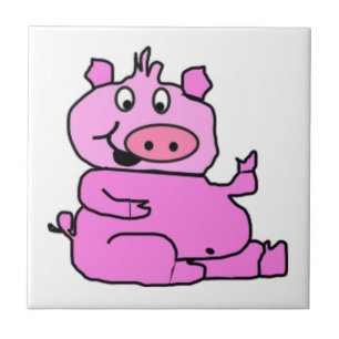 GEKKE PIGGIE TEGELTJE