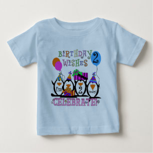 Gekke Pinguïns 2e Verjaardag T-shirts en geschenke