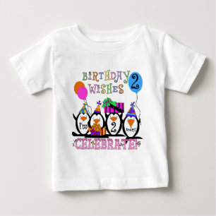 Gekke Pinguïns 2e Verjaardag T-shirts en geschenke