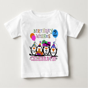 Gekke Pinguïns 2e Verjaardag T-shirts en geschenke