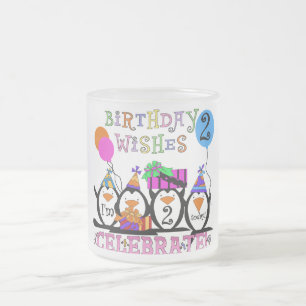 Gekke Pinguïns 2e Verjaardag T-shirts en geschenke Matglas Koffiemok