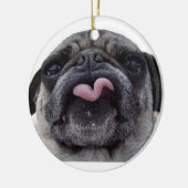 GEKKE PUG CHRISTMAS ORNAMENT (Links)