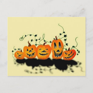 Gekke Pumpkins Halloween Briefkaart