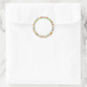 GEKKE QUILT 1,5" ronde mat Stickers (Tas)