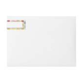 GEKKE QUILT 1"x7.25"Brede Etiketten (Voorkant)