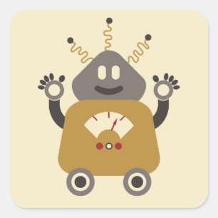 Gekke Robot Sticker
