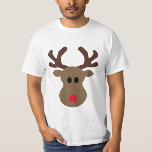 Gekke Rudolph van het shirt met de rendierkerst (Voorkant)