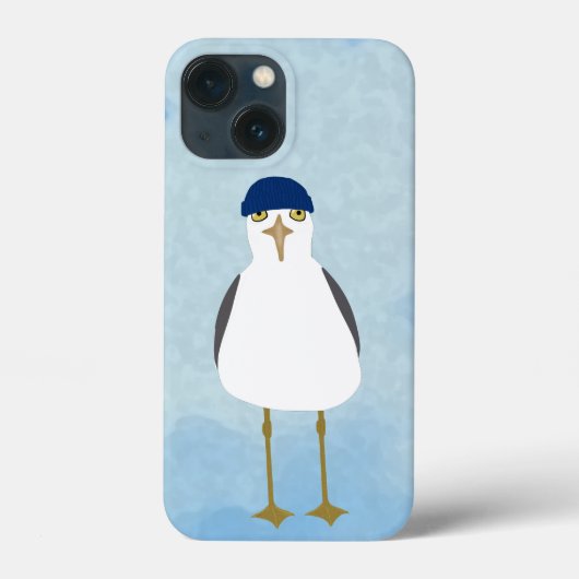 Gekke Seagull iPhone Case (Achterkant)