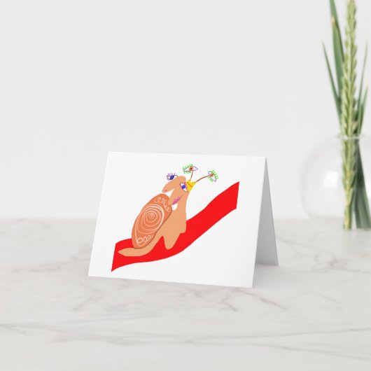 Gekke slak 🐌 kaart (Voorkant)