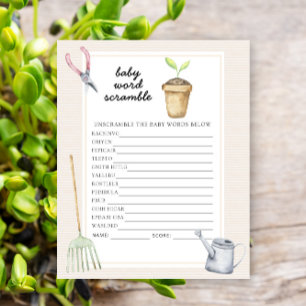 Gekke spruit - Baby Word Scramble Game