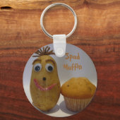 Gekke Spud Muffin Sleutelhanger (Voorkant)