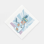 Gekke Tandarts Papier Servetten (Hoek)