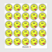 Gekke Tongue Out Lachende Gezicht Emoji Stickers (Vel)