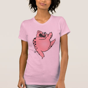 Gekke varkensdans   Dansende Pig LOL T-shirt