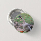 Gekke verguld ketting ronde button 3,2 cm (Voorkant /achterkant)