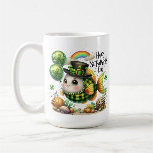 Gekke Vis- St. Patrick's Dag Koffiemok