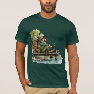 Gekke Visser Lui Dag Vissen T-shirt