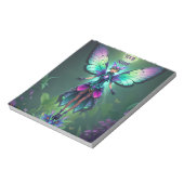 Gekke vlinderscène in het maanlicht notitieblok (Gedraaid)