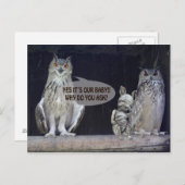 Gekke vraag briefkaart (Voorkant / Achterkant)