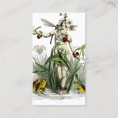 Gekke vrouw en wezens visitekaartje (Voorkant)