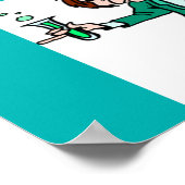 gekke wetenschapper poster (Hoek)