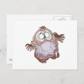 gekke wiebeluil briefkaart (Voorkant / Achterkant)