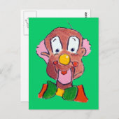 Gekke Willy Briefkaart (Voorkant / Achterkant)