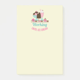 Gekke woordspeling die werkt tot Ice Cream - Yummy Post-it® Notes