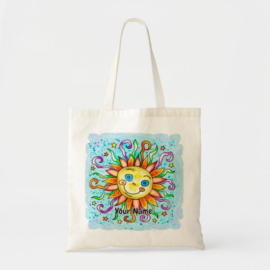 Gekke zon tote bag (Voorkant)